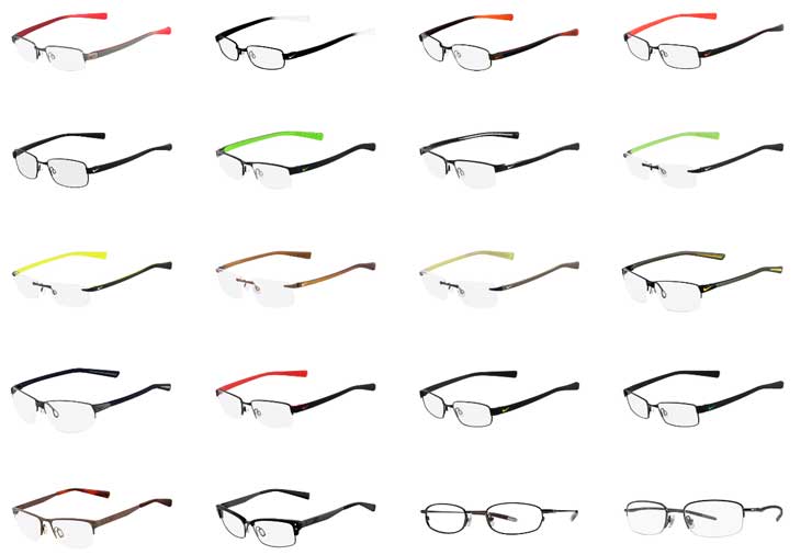 nike eyeglass frames